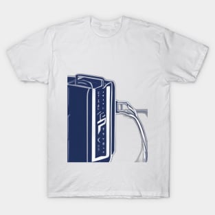 Sleek Cyberpunk Fuel Canister Illustration No. 803 T-Shirt